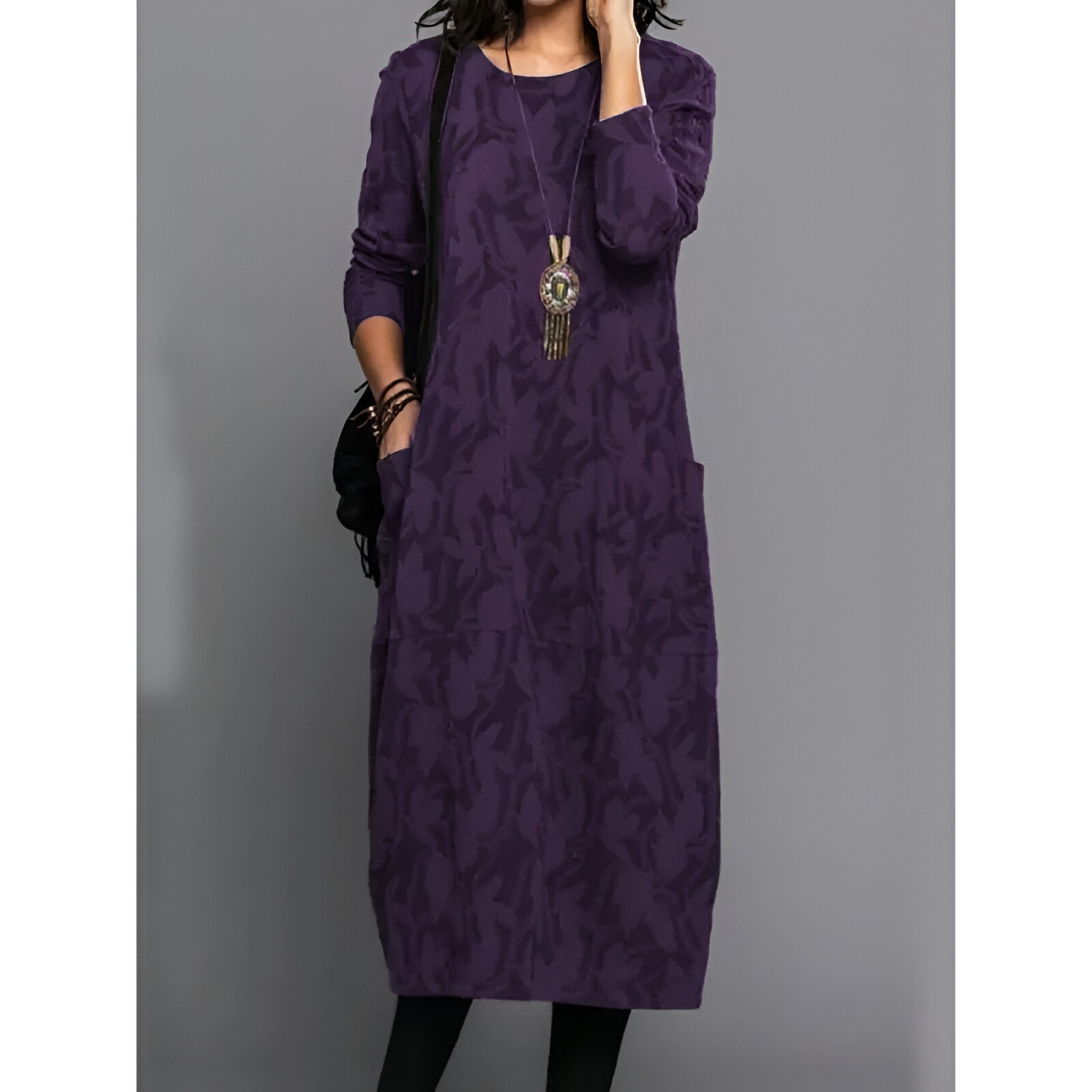 Robe Pull Femme Longue - Fiona