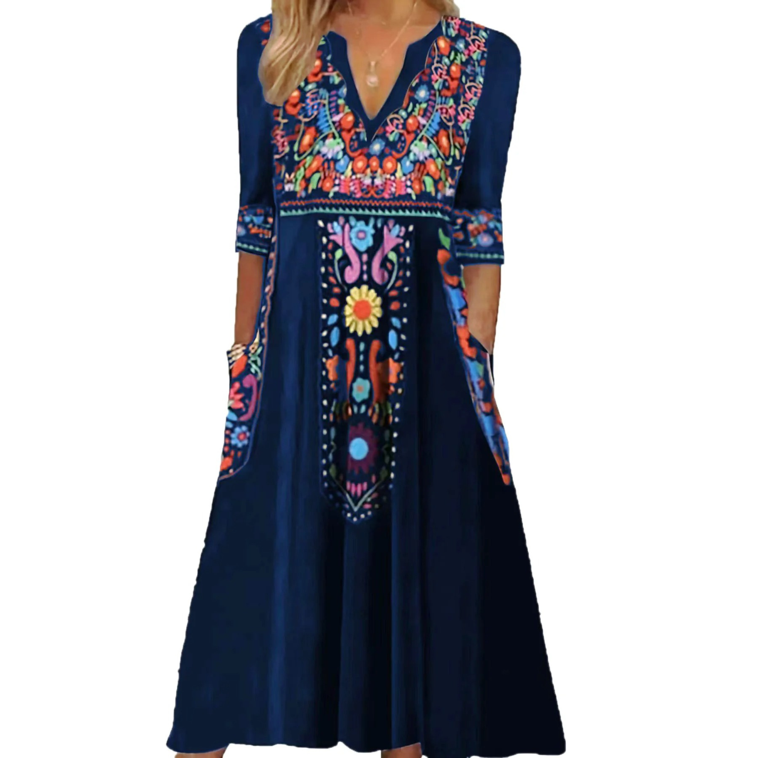 Stéphanie - Robe Bohème D'Été Maxi