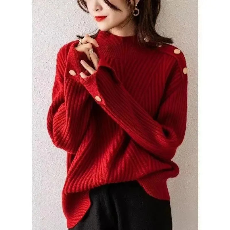 Olivia - Pull automne élégant femme