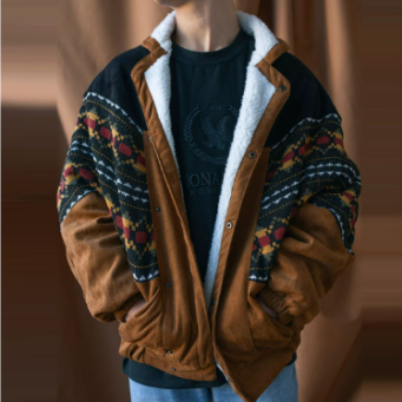 Gaston - Veste polaire rétro homme