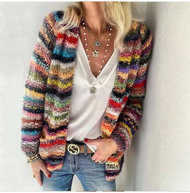 Elina - Cardigan vintage femme