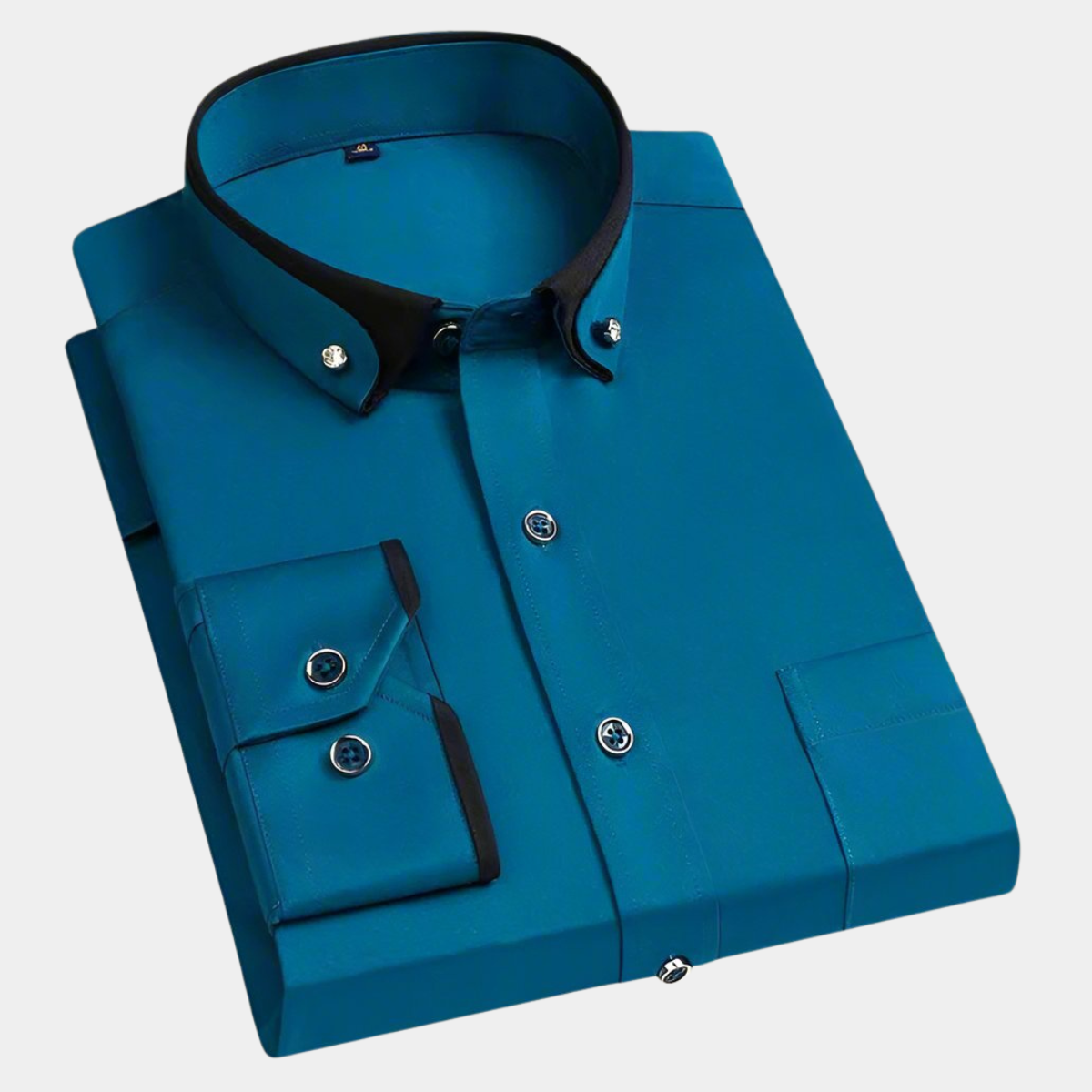 Léo - Chemise Classique Manches Longues Homme
