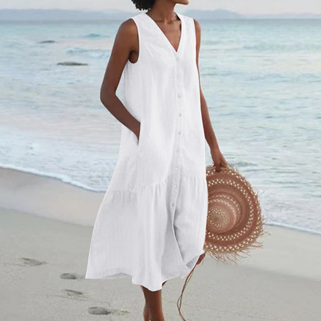 Stéphanie - Robe d'Été Raffinée