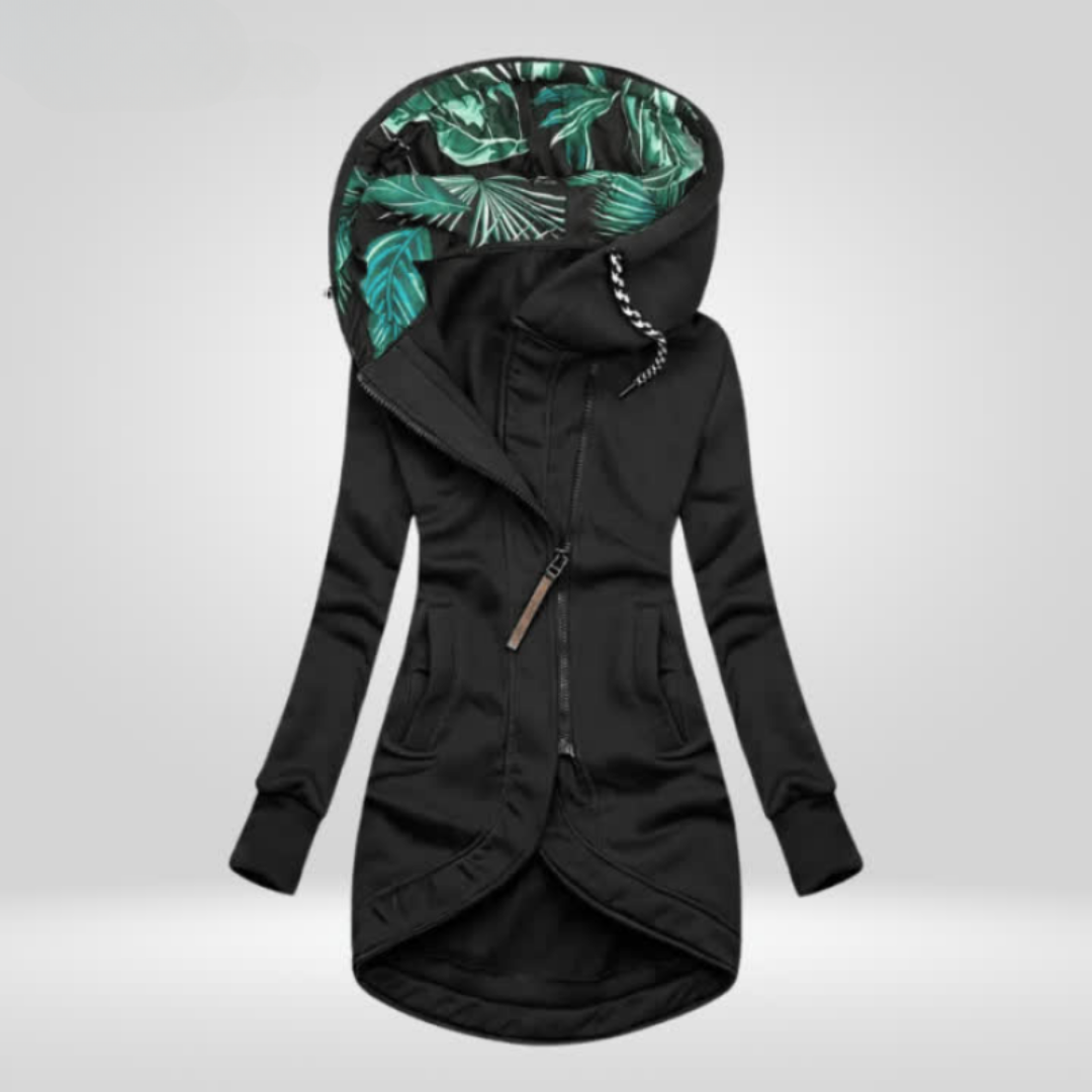 Chantal | Veste Chic Longue Zippée
