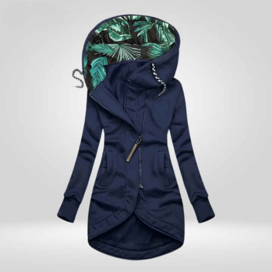 Chantal | Veste Chic Longue Zippée