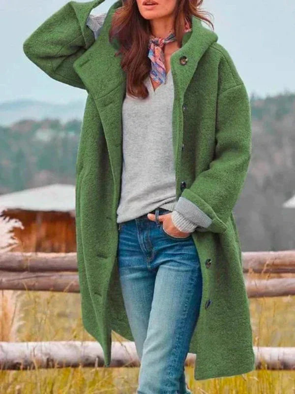 Céline | Manteau Élégant Long Chaud