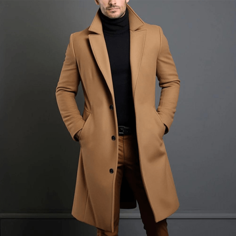Raphaël - Manteau homme long d'hiver