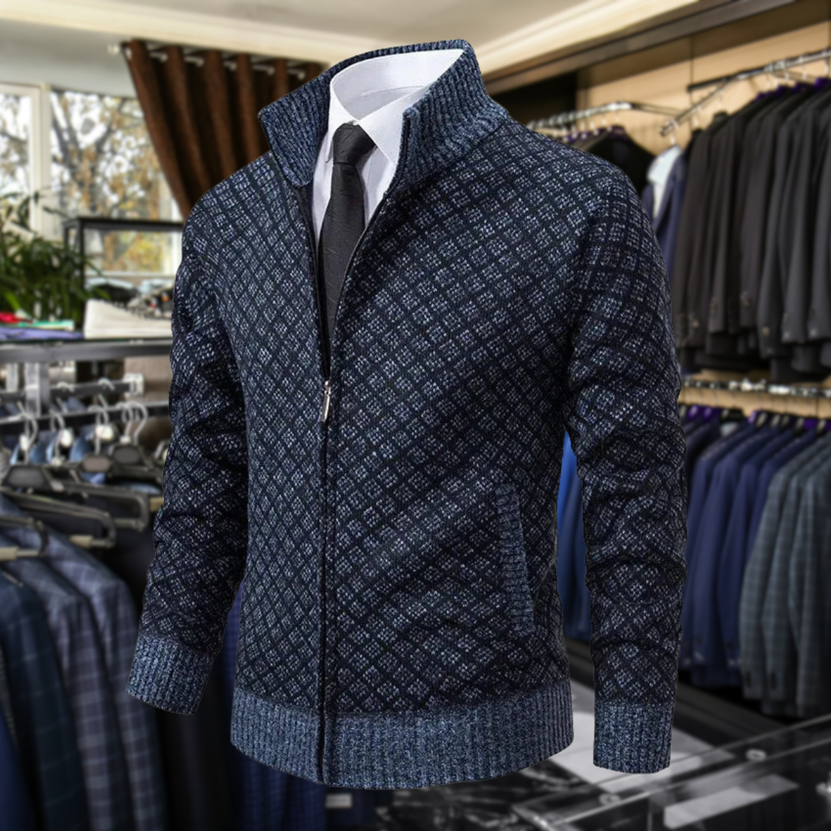 Nolan – Gilet homme en tissu premium