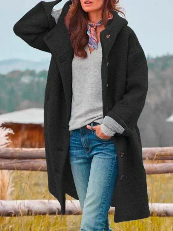 Céline | Manteau Élégant Long Chaud