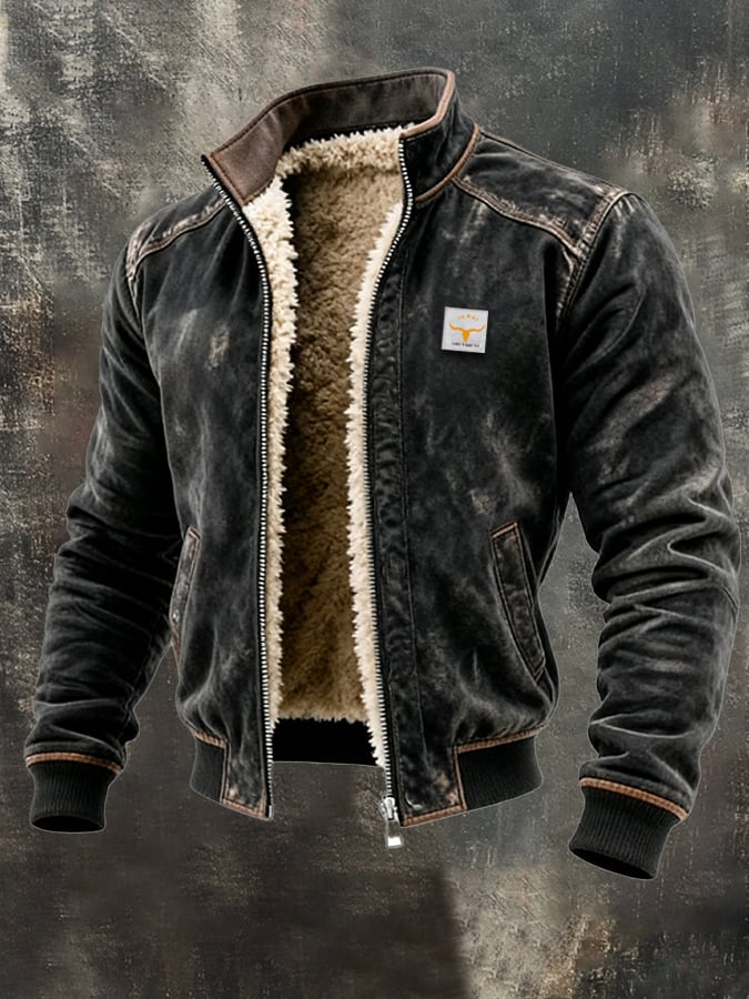 Laurent - Veste Chic Simili Cuir Vieilli