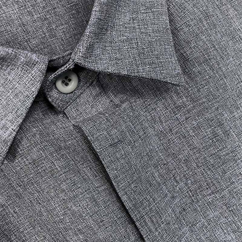 Pascal - Chemise Homme en Lin Manches Courtes