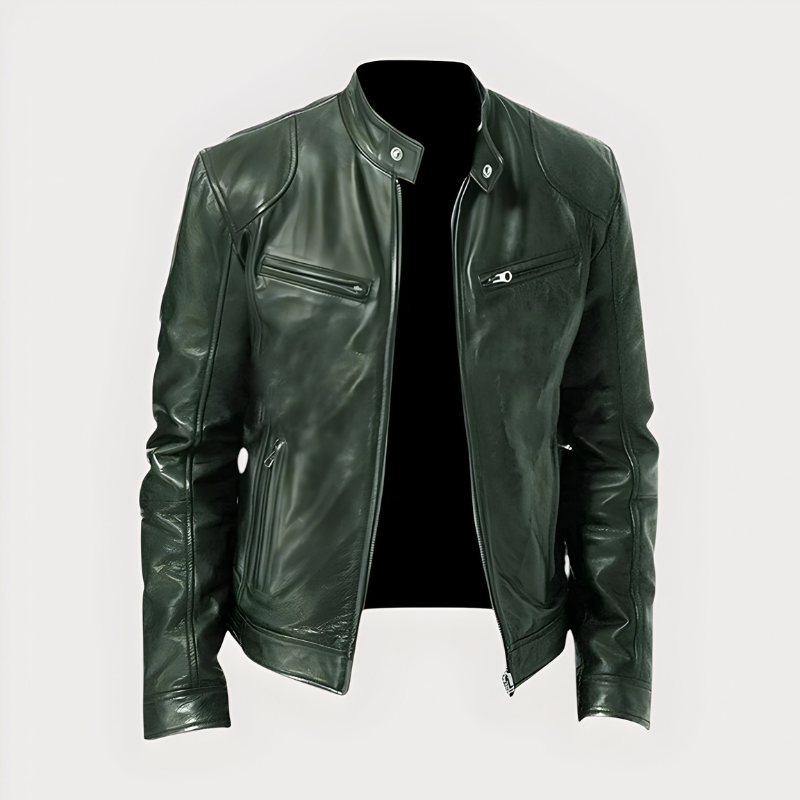 Laurent - Veste Chic Biker Cuir