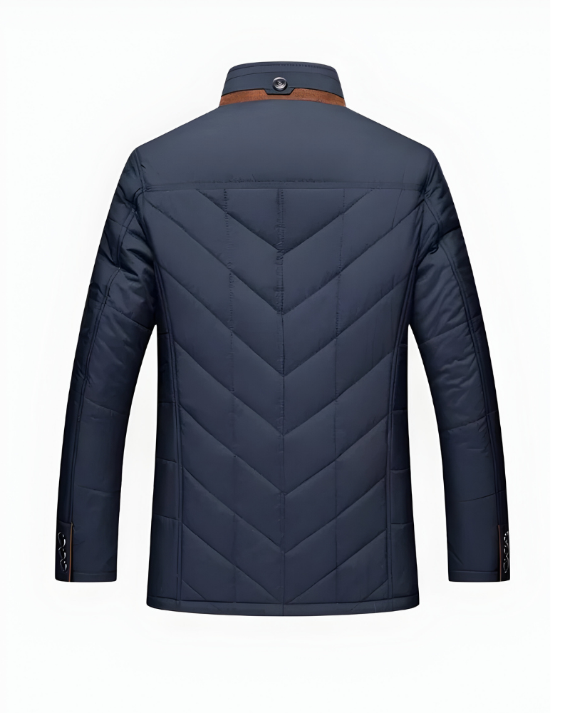 Laurent - Veste Raffinée Matelassée Doublure Fourrée