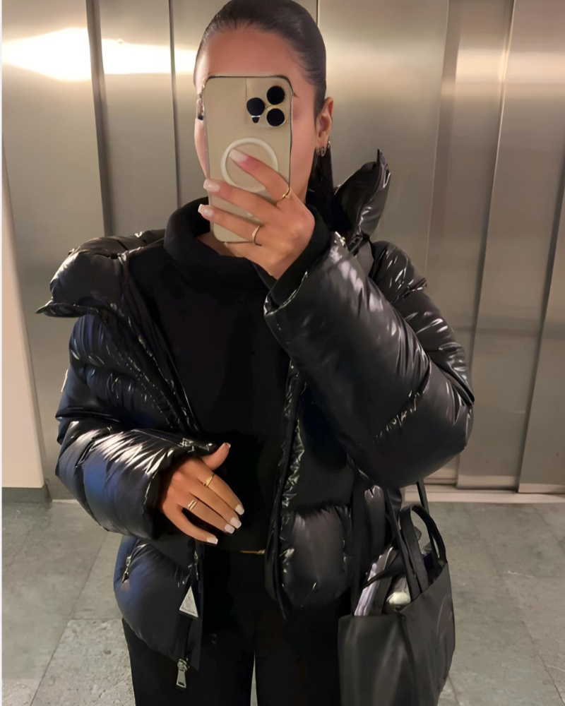 Olivier - Doudoune Élégante Oversize à Capuche