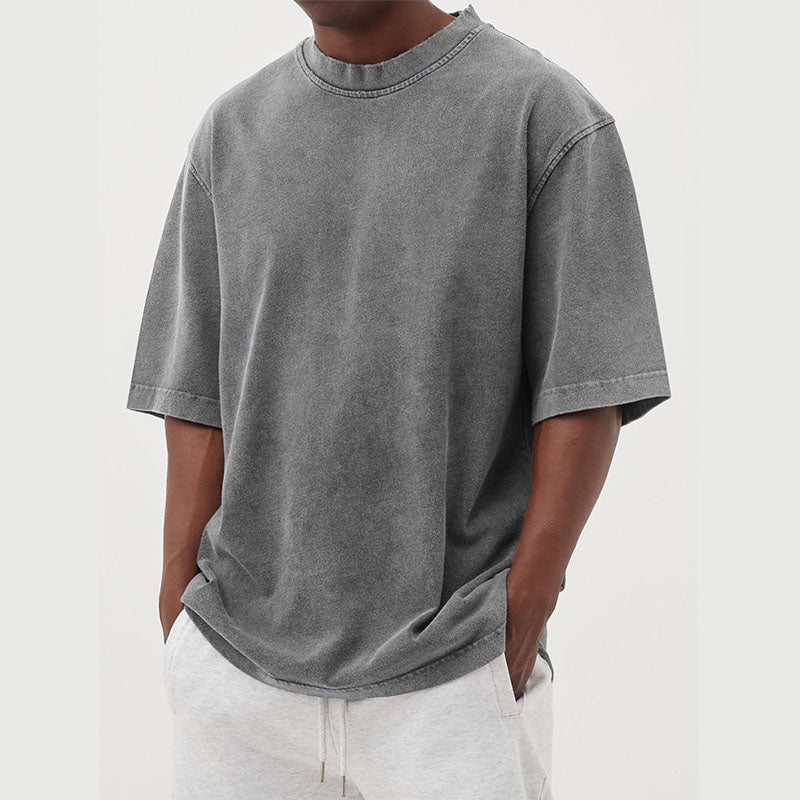 Frédéric - T-Shirt Vintage Délavé Oversize Homme