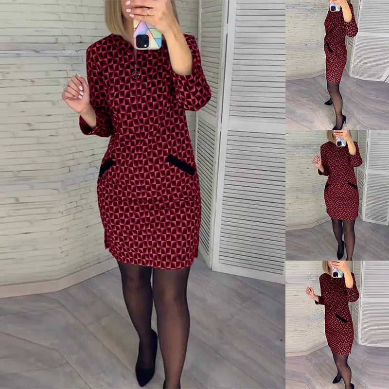 Camille - Belle Robe Courte Rayée Sans Manches Femme