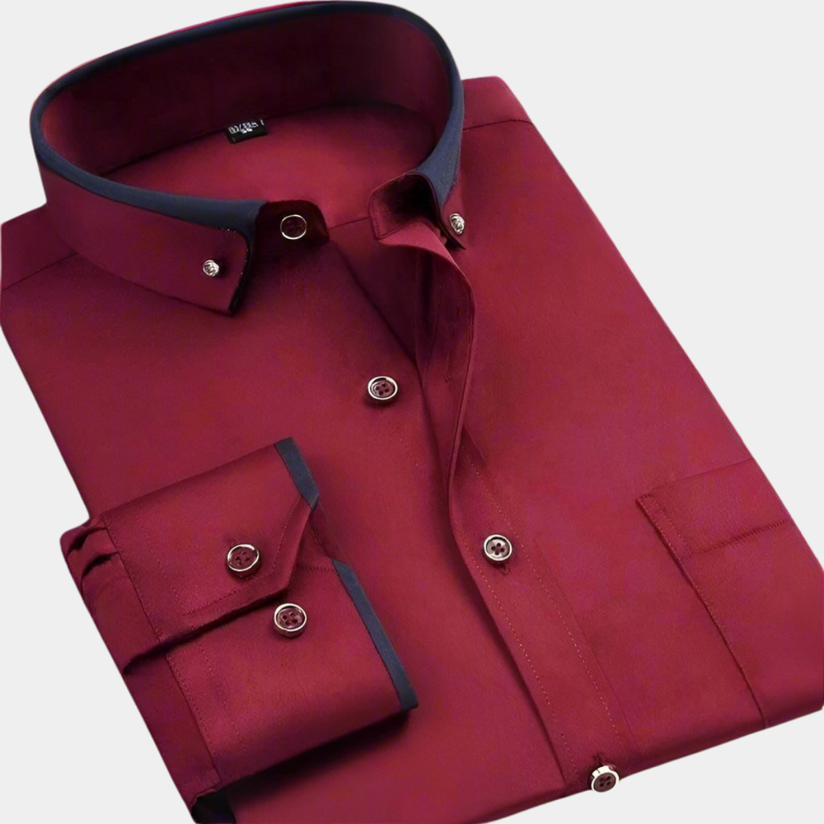 Léo - Chemise Classique Manches Longues Homme