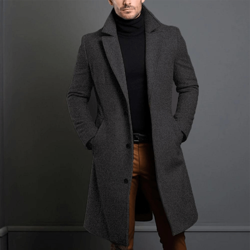 Raphaël - Manteau homme long d'hiver