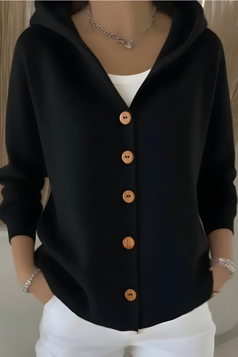 Amélie - Cardigan Chic Maille Douce à Capuche