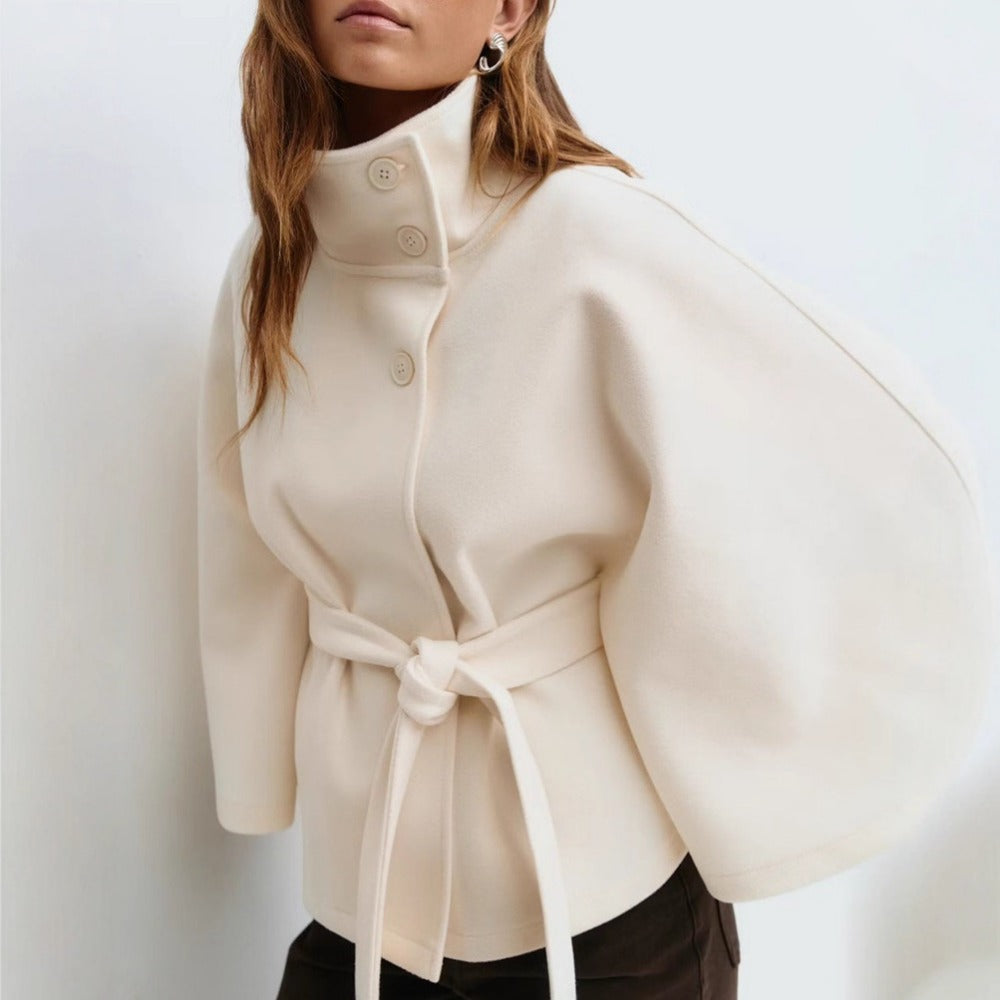 Claire | Manteau Élégant Cape Laine