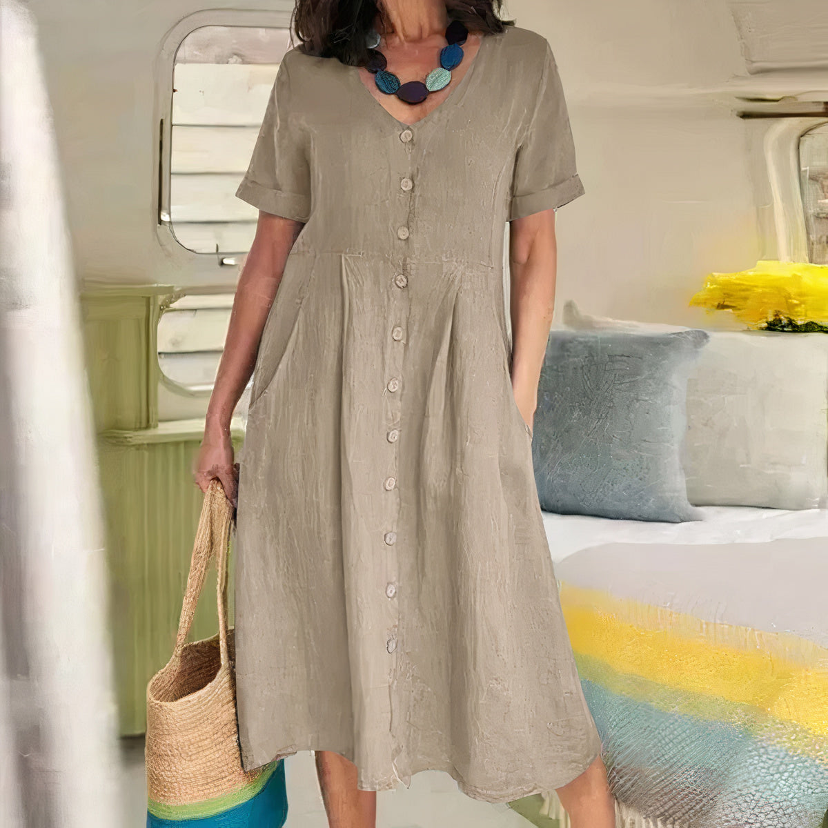 Delphine - Robe Fluide Légère