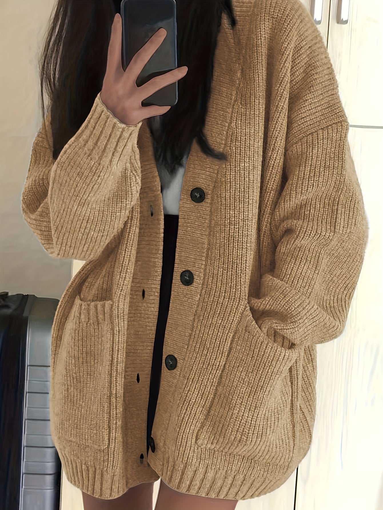 Chloé - Cardigan Chic Oversize Grosse Maille