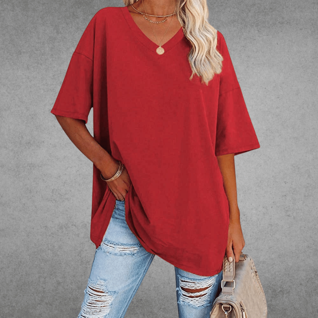 Julie - T-Shirt Col V