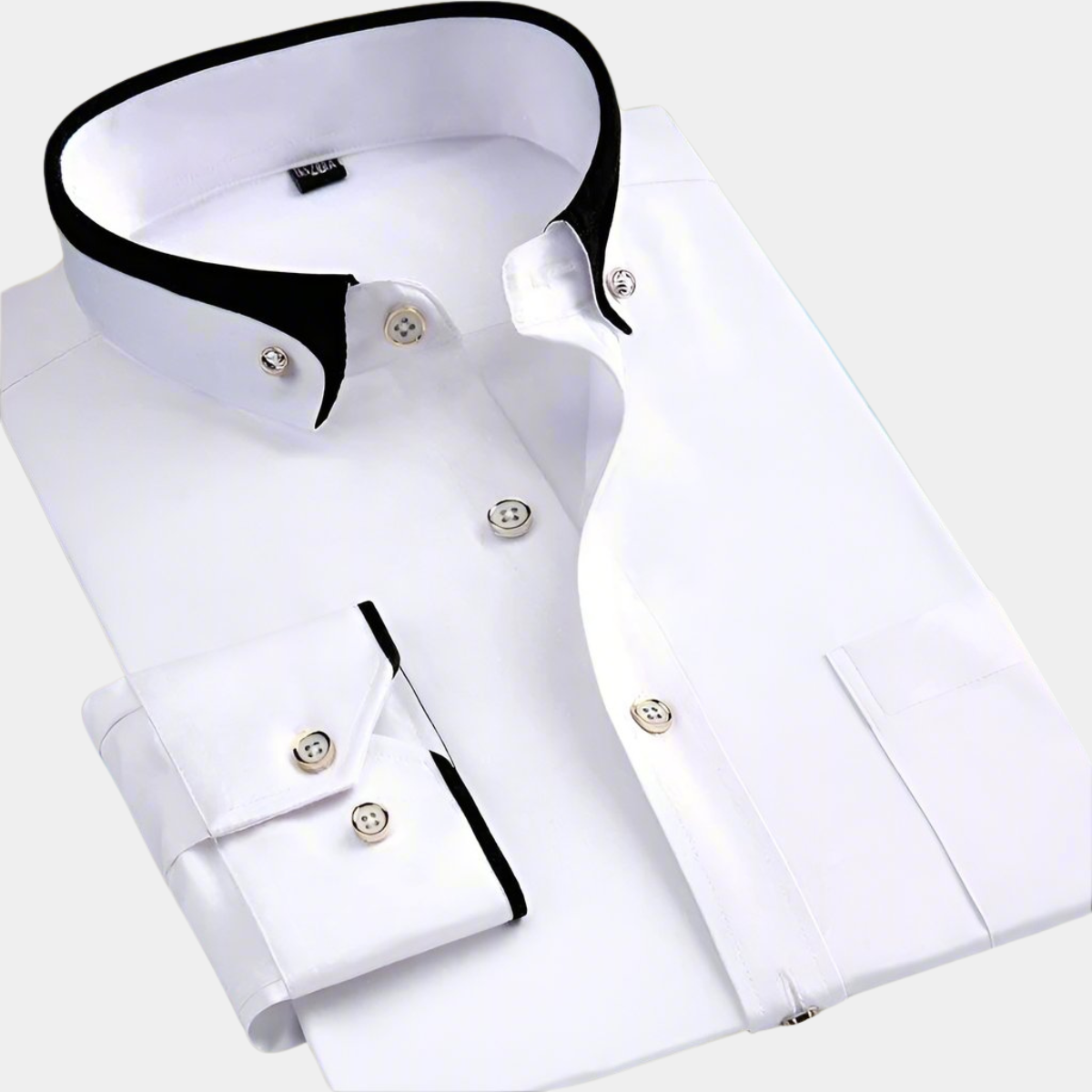 Léo - Chemise Classique Manches Longues Homme