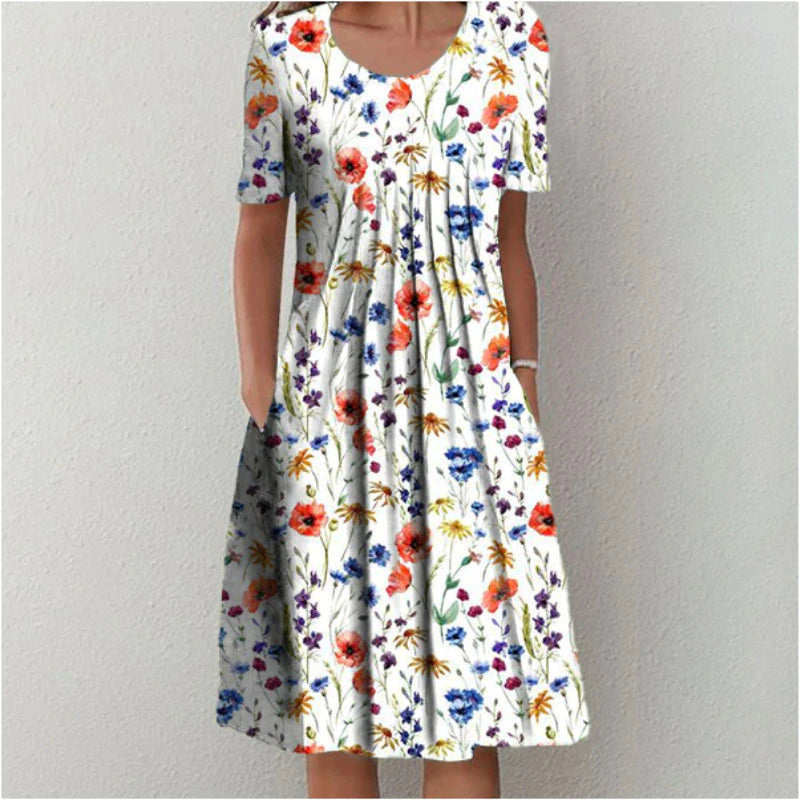 Julie - Robe d'Été Femme Fleurie Élégante