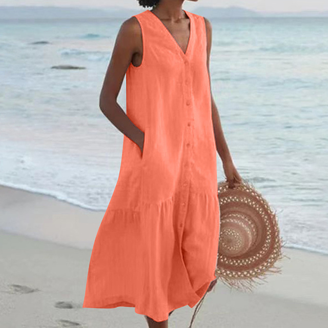 Stéphanie - Robe d'Été Raffinée