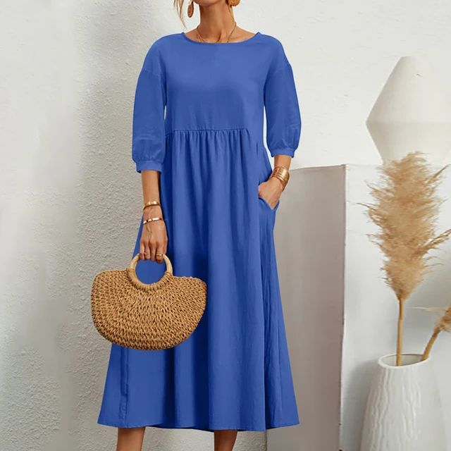 Stéphanie - Robe Midi Confortable