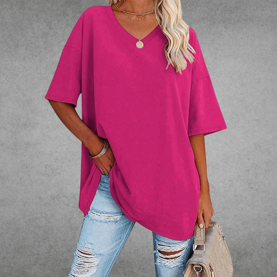 Julie - T-Shirt Col V