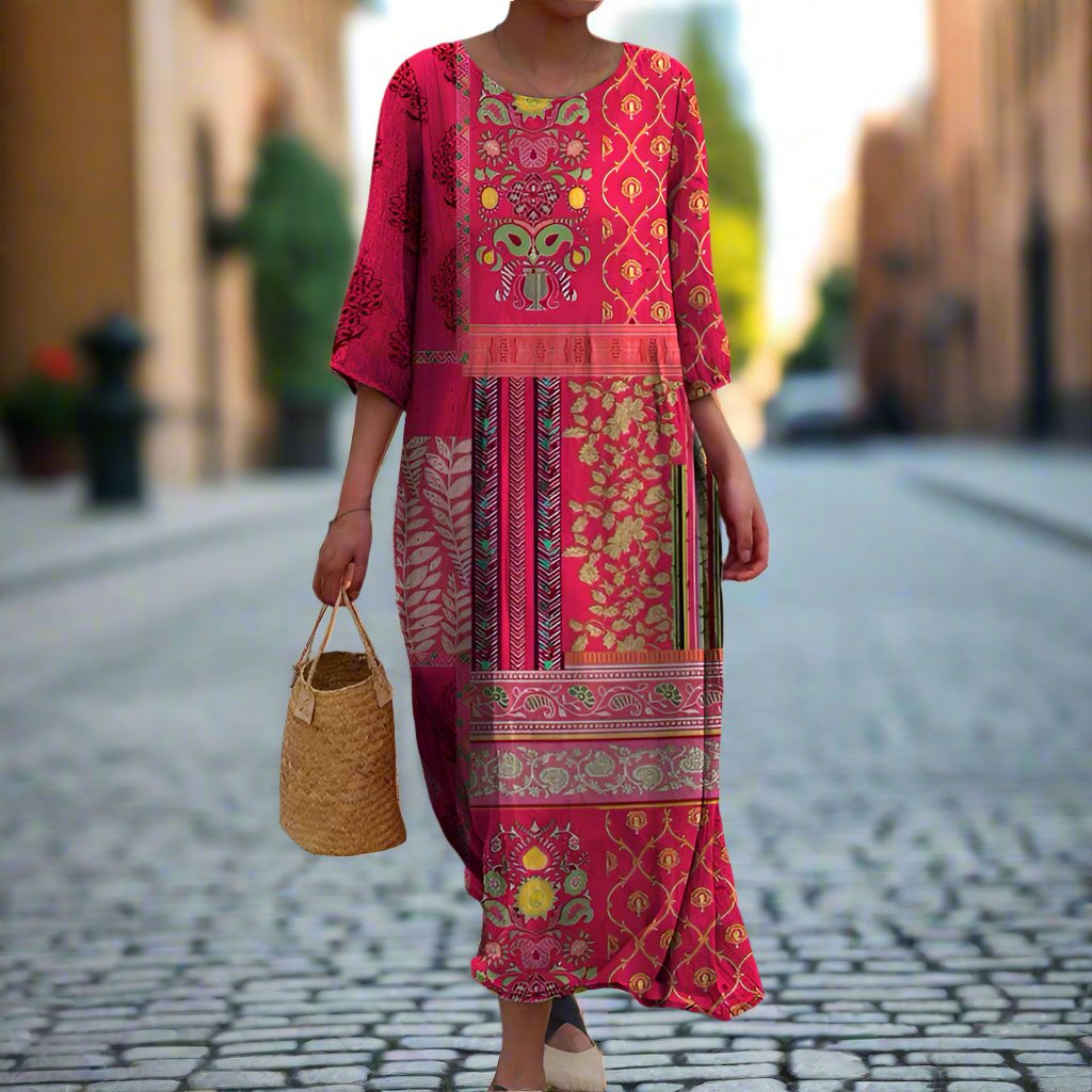 Sandrine - Robe Bohème Plage Maxi