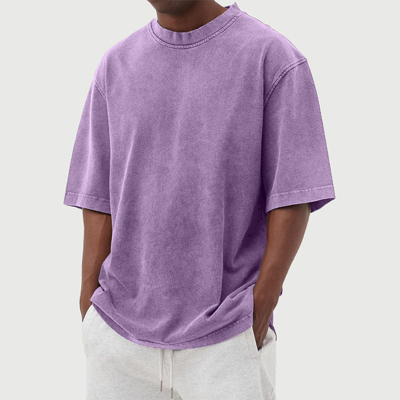 Frédéric - T-Shirt Vintage Délavé Oversize Homme