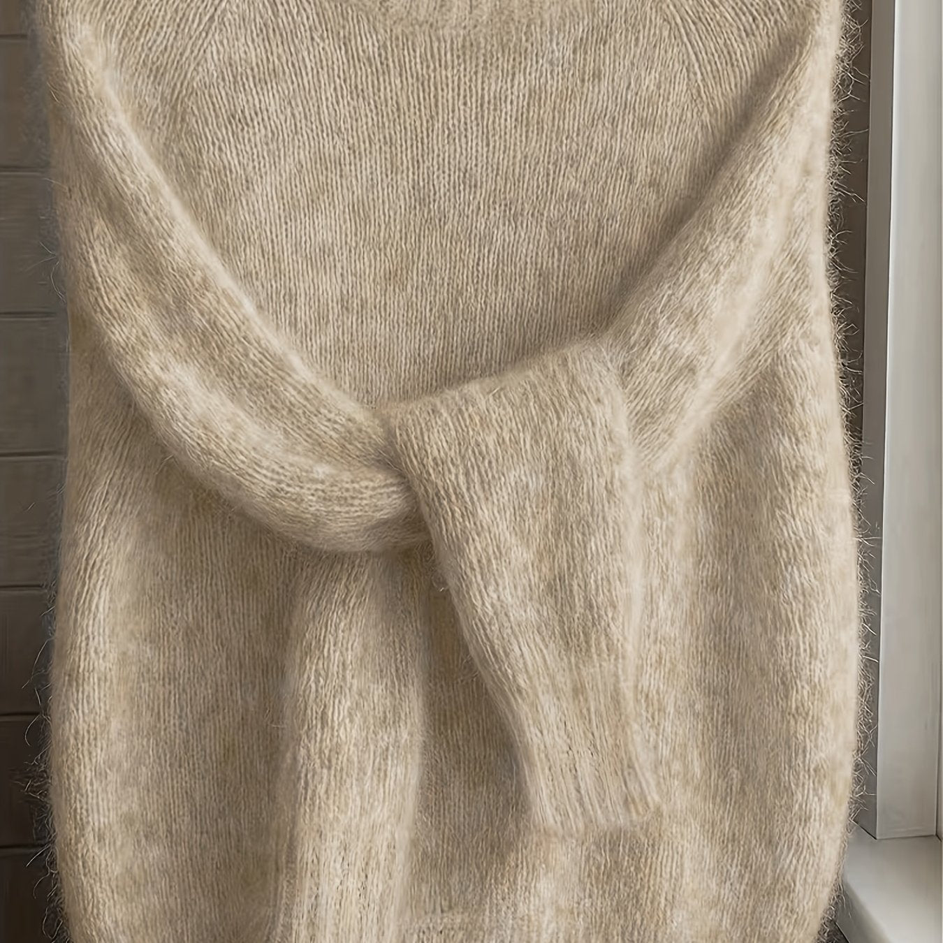 Marguerite - Pull Féminin Grosse Maille Col Rond