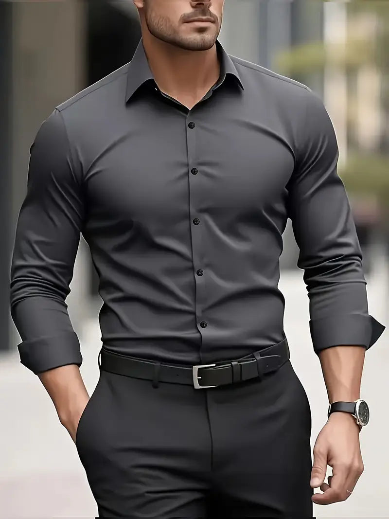 Hugo - Chemise Respirante Manches Longues Homme