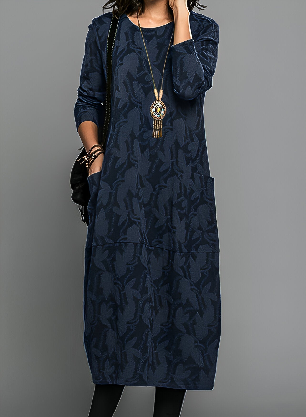 Robe Pull Femme Longue - Fiona