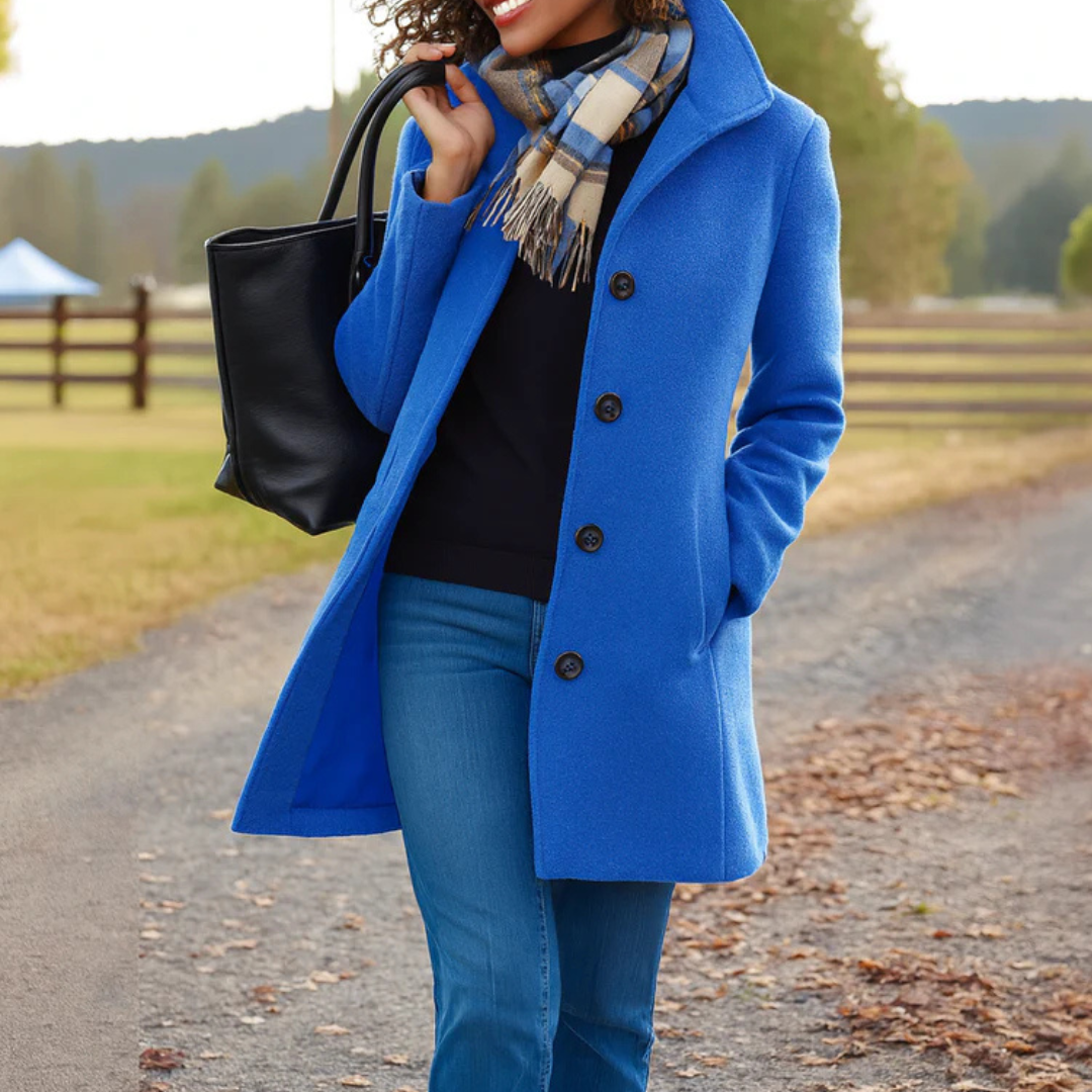 Camille | Manteau Élégant Court Chaud