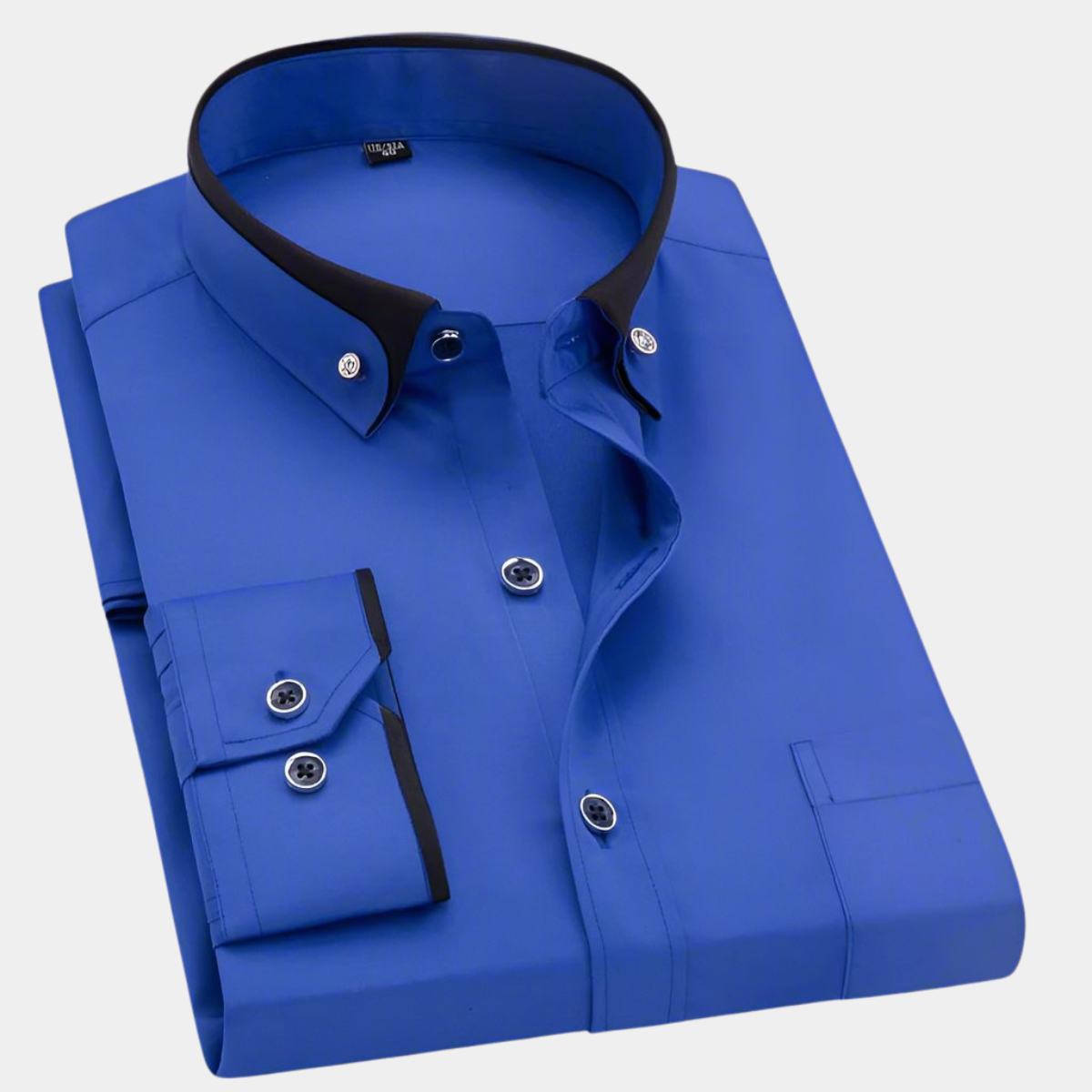 Léo - Chemise Classique Manches Longues Homme