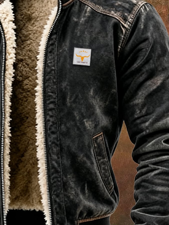 Laurent - Veste Chic Simili Cuir Vieilli