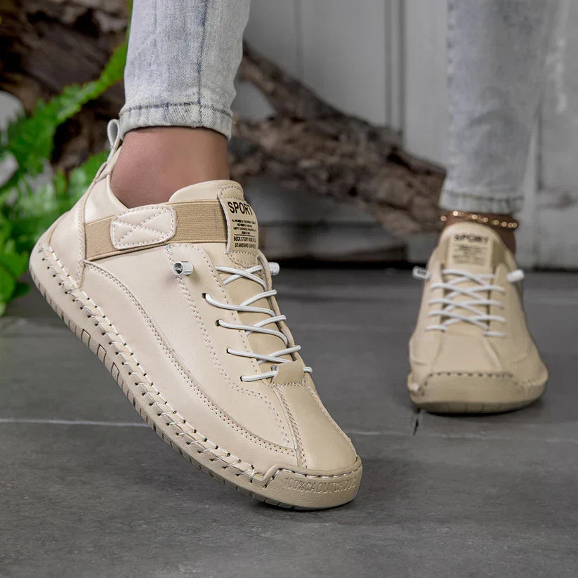 Juliette | Baskets Chic Cuir Plates