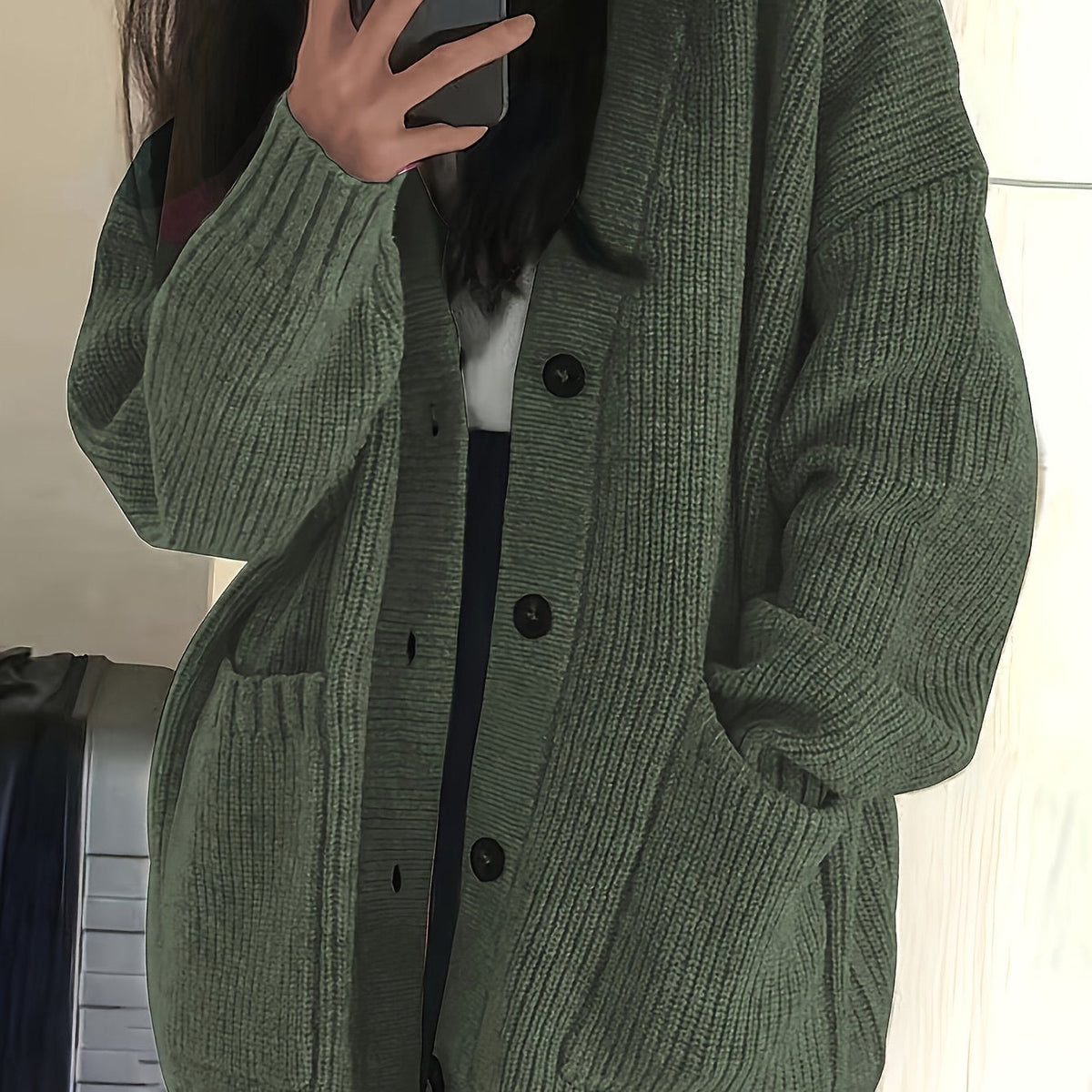 Chloé - Cardigan Chic Oversize Grosse Maille