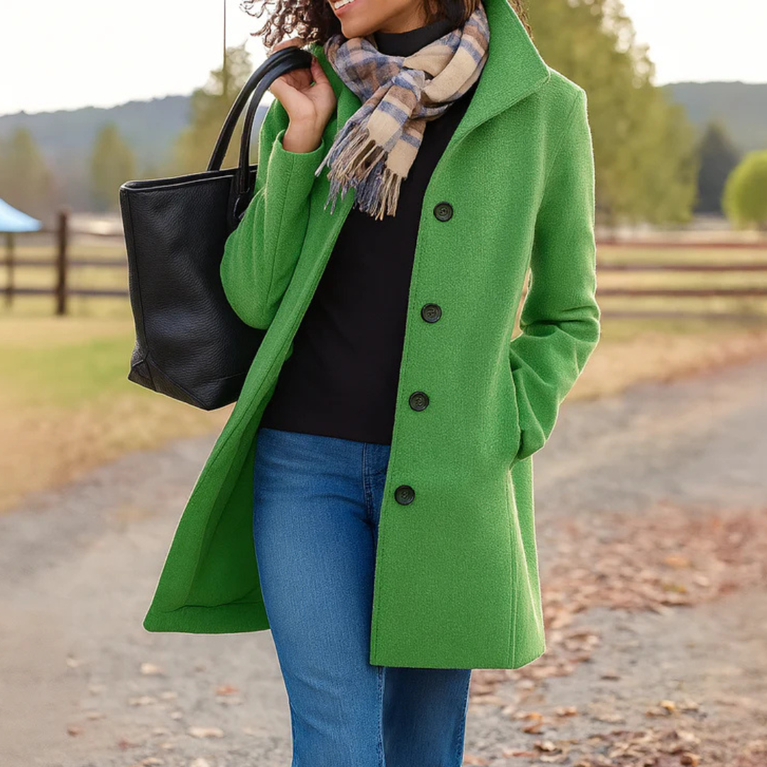 Camille | Manteau Élégant Court Chaud