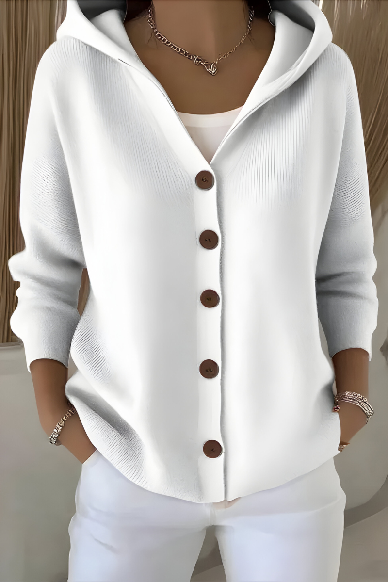 Amélie - Cardigan Chic Maille Douce à Capuche
