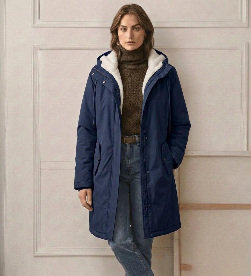 Michèle | Parka Élégante Chaude Doublée Polaire