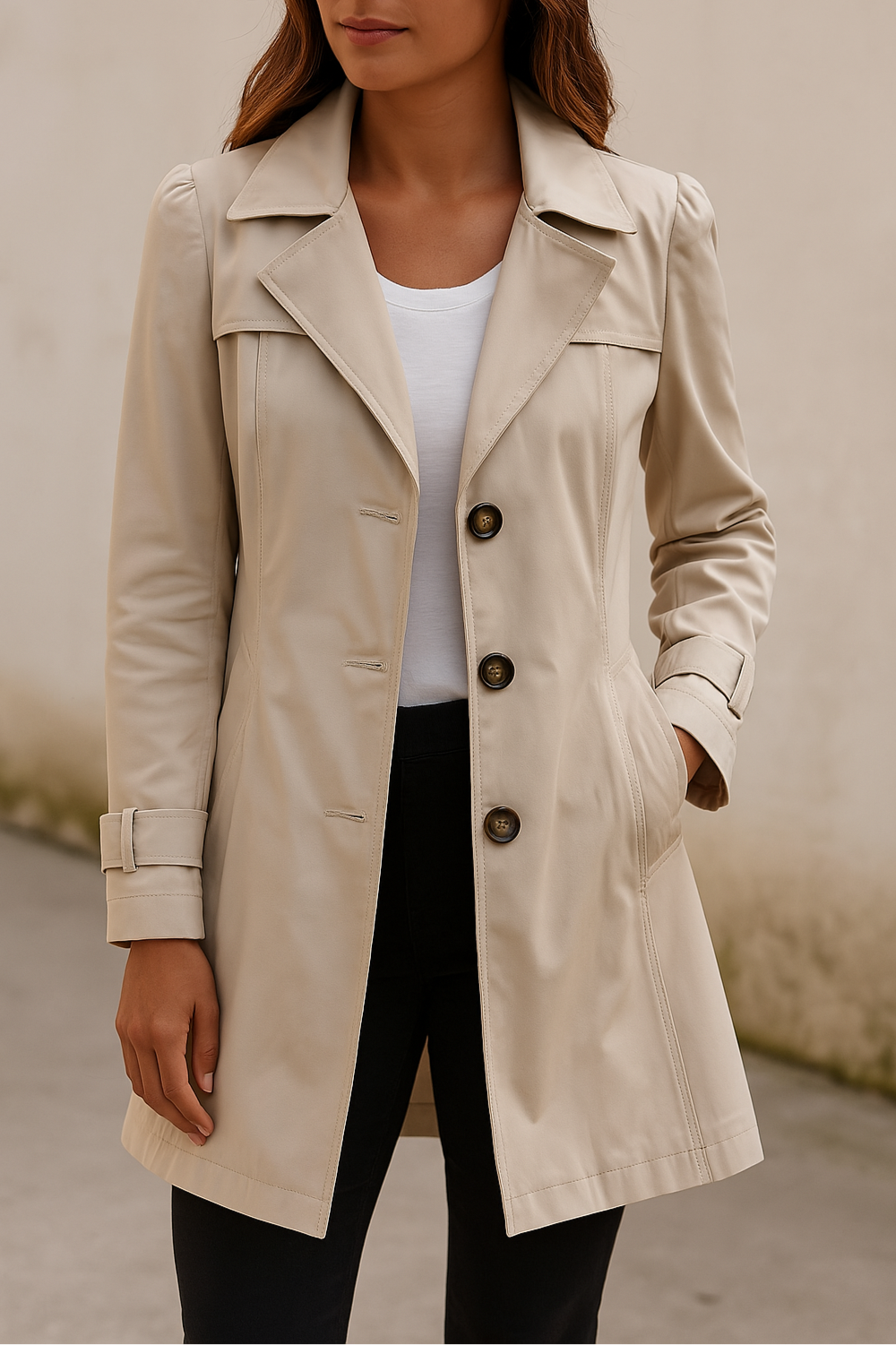 Marie | Trench Chic Mi-Long