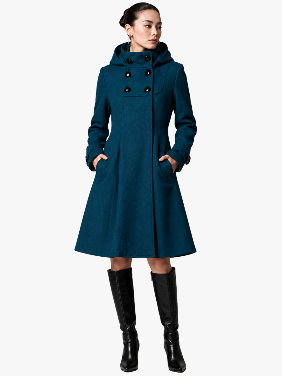 Isabelle | Manteau Élégant Long Cintré