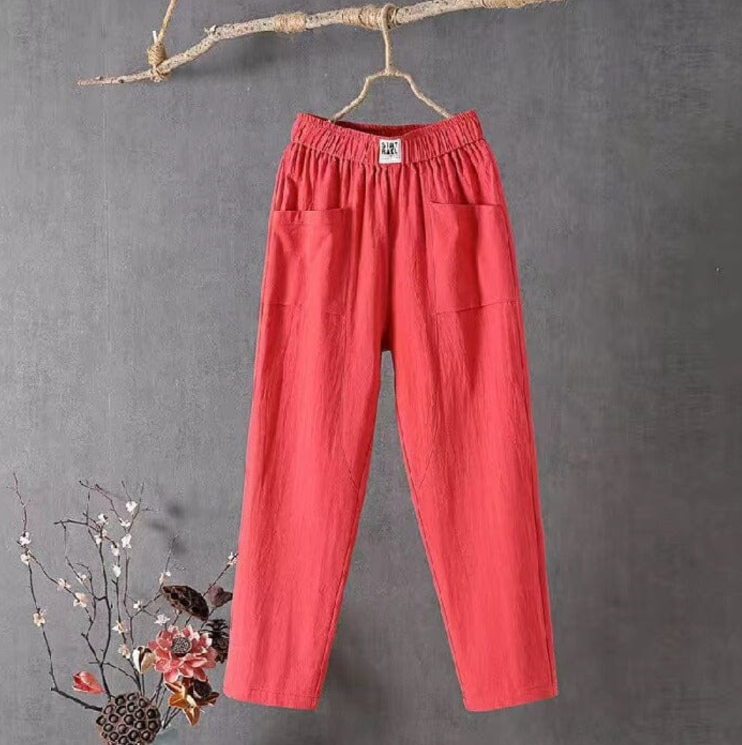Charlotte - Pantalon Fluide Léger Femme