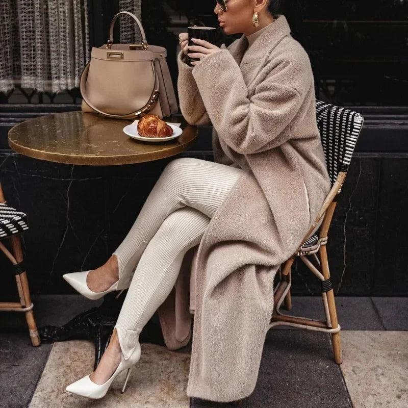 Marguerite | Manteau Élégant Long Classique
