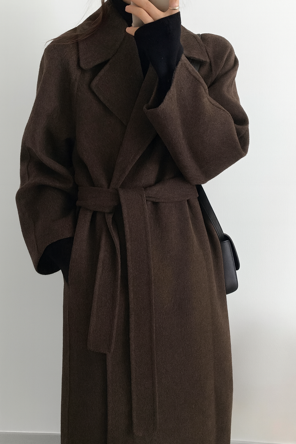 Corinne | Manteau Chic Long Portefeuille